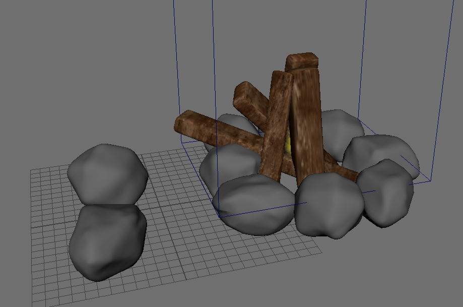 Rock and Campfire Model