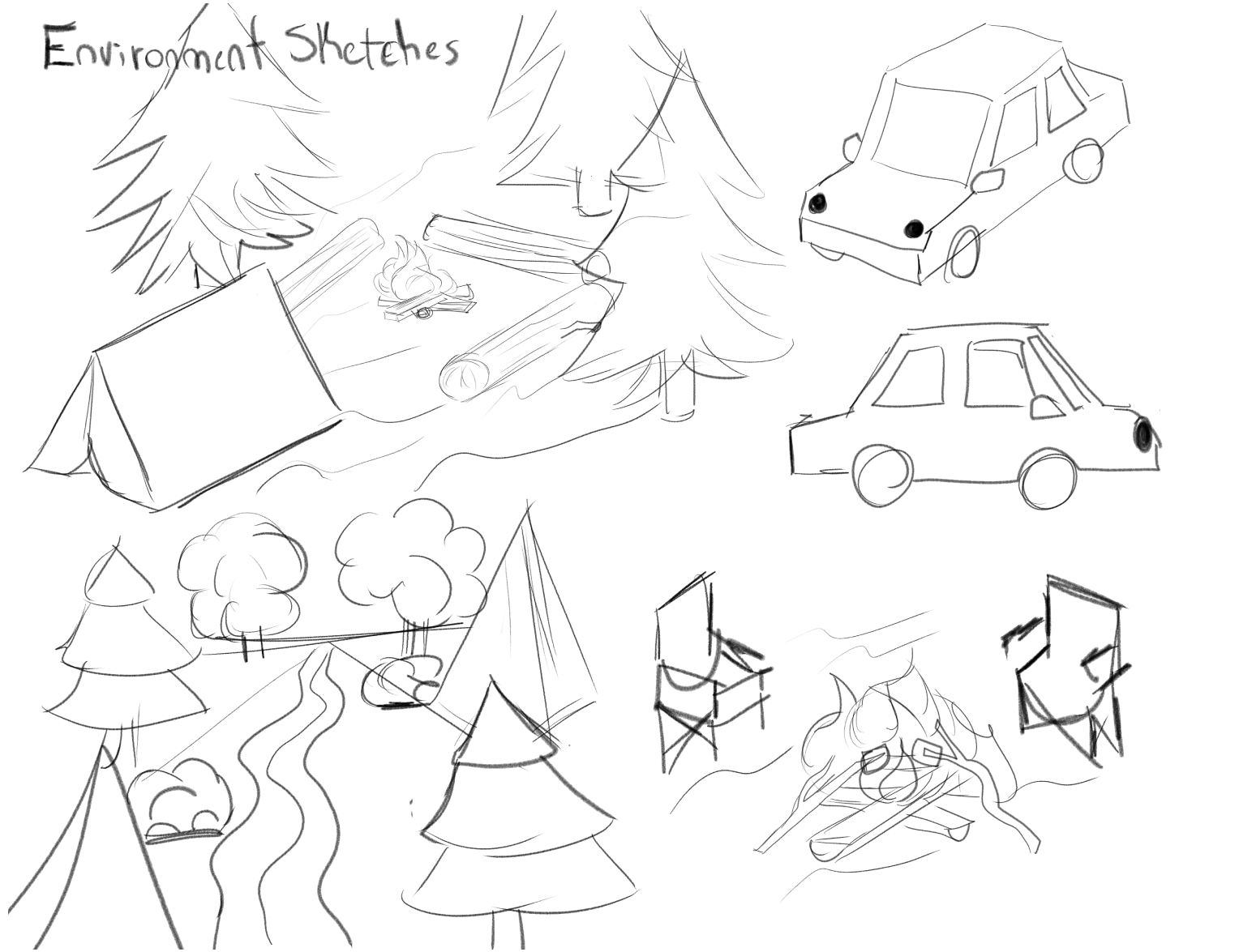 More environment sketches