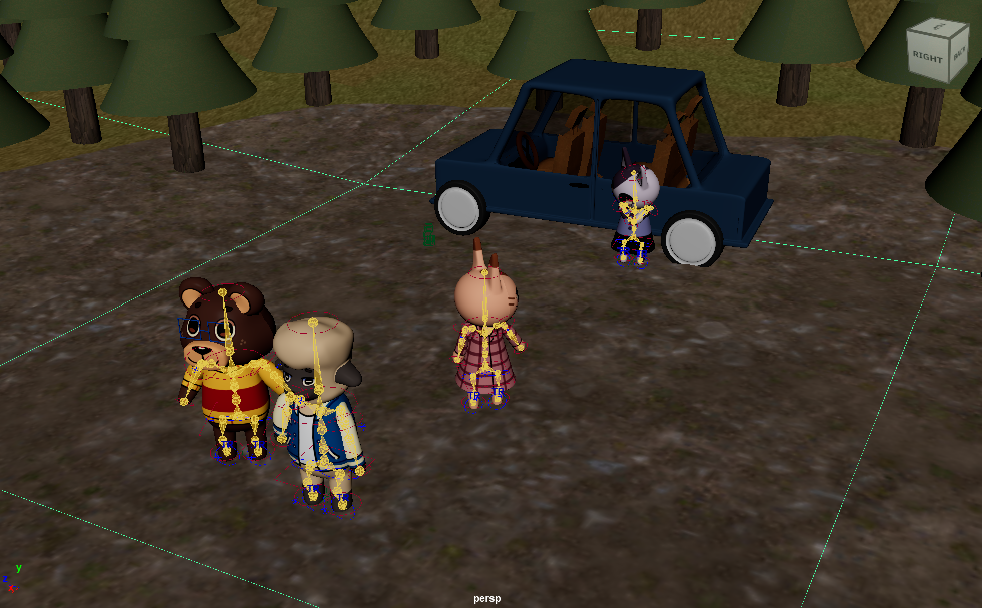 unrendered image of the making of shot 7